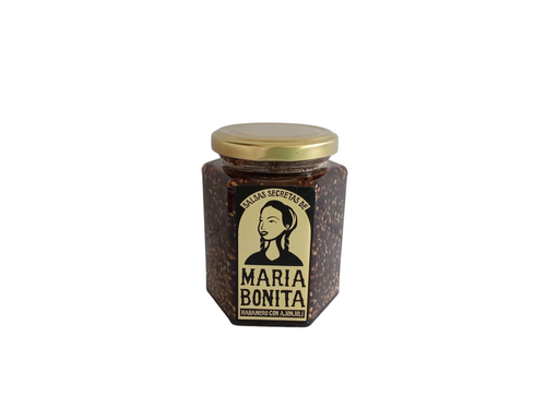 Salsa Habanero con Ajonjolí Tostado